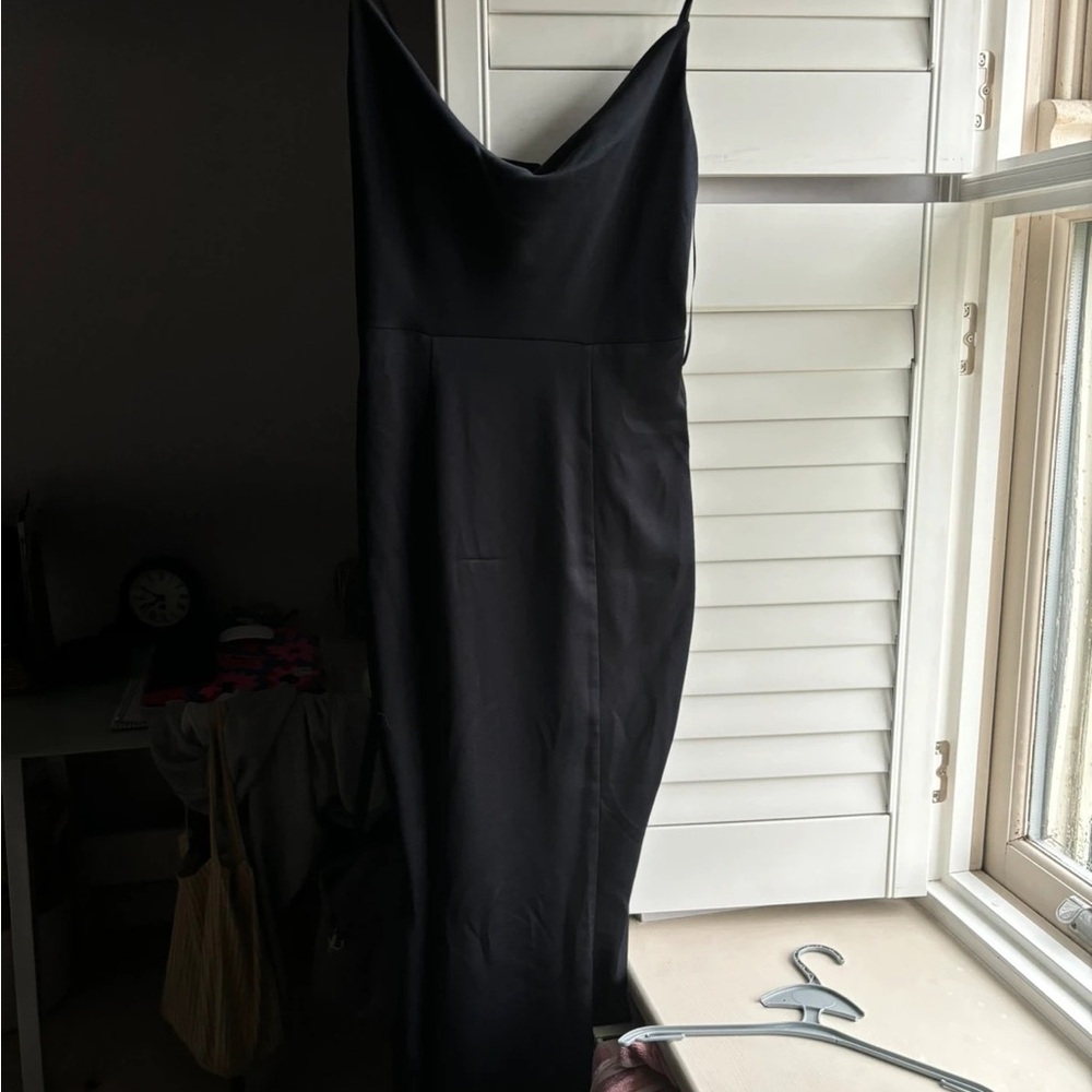 Lipsy Strapless Black Dress